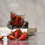 Decorative objects - CATHARSIS, Sculptural Centerpiece Bowl in glass and stone, Ash Black - COKI