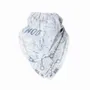 Scarves - PORTE BONHEUR white organic cotton bandana - MONSIEUR CHARLI