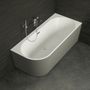 Baignoires - Baignoire semi-îlot Murale CAPRI 180 Droite L. 180 x l. 81 cm, SPALINA - SPALINA