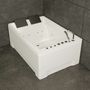 Baignoires - Baignoire balnéo TONSAY DUO Jets 2 places L. 180 x l. 120 cm, SPALINA - SPALINA