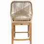 Lawn armchairs - Bar chair\" Lisa Bar\” (H 75/115 cm) - BALINAISA