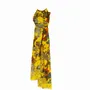 Scarves - FLORIAN yellow cotton scarf - MONSIEUR CHARLI