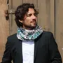 Scarves - GENZO duck blue cotton scarf - MONSIEUR CHARLI