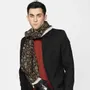 Scarves - GILDAS black cotton scarf - MONSIEUR CHARLI