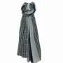 Scarves - SIMON blue cotton scarf - MONSIEUR CHARLI