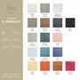 Linge de table textile - Coated linen round placemat | CORDONCINO - GIARDINO SEGRETO