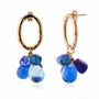 Bijoux - Boucles d'oreilles verre Murano plaqué or artisan Laleti Collection - CHAMA NAVARRO