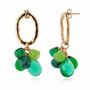 Bijoux - Boucles d'oreilles verre Murano plaqué or artisan Laleti Collection - CHAMA NAVARRO
