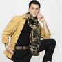 Scarves - Orange GINO woven scarf - MONSIEUR CHARLI