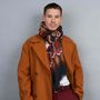 Scarves - ZAHIR printed wool blend scarf - MONSIEUR CHARLI