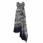 Scarves - ZAHIR printed wool blend scarf - MONSIEUR CHARLI