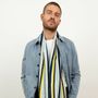 Foulards et écharpes - Foulard en viscose imprimé AUGUSTE bleu - MONSIEUR CHARLI