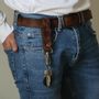 Leather goods - PEPITO leather keychain - MONSIEUR CHARLI