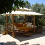 Gazébos, belvédères et pavillons de jardin - HONEYMOON - Gazebo, daybed, lit de jardin, espace détente, ombrage - HONEYMOON