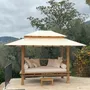 Gazébos, belvédères et pavillons de jardin - HONEYMOON - Gazebo, daybed, lit de jardin, espace détente, ombrage - HONEYMOON