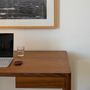 Desks - FRONT –  Minimalist Work Desk in Walnut Wood  160x80 - MOR