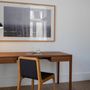 Desks - FRONT –  Minimalist Work Desk in Walnut Wood  160x80 - MOR