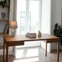 Mobilier et rangements pour bureau - Bureau FRONTAL 180 cm x 90 cm en noyer - MOR