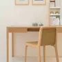 Desks - The Minimalist Modern Front Desk in Oak 120cm x 60cm oak - MOR