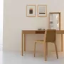 Desks - The Minimalist Modern Front Desk in Oak 120cm x 60cm oak - MOR