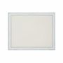 Placemats - Placemat - Evergreen | White on white linen - set of 2 - BLANK SPACE AMSTERDAM
