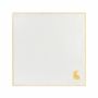 Serviettes - Lapin de serviette de Pâques Evergreen | Lin blanc et jaune - lot de 2 - BLANK SPACE AMSTERDAM
