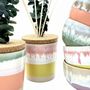 Bougies - Bougie parfumée boho en céramique taille M - WAX DESIGN - BARCELONA