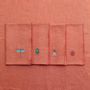 Linge de table textile - Serviette en lin | INSETTI - GIARDINO SEGRETO