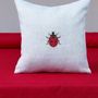 Couettes et oreillers  - Housse d’oreiller en lin | INSETTI - GIARDINO SEGRETO