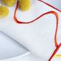 Linge de table textile - Serviette en lin | ONDA Orange - GIARDINO SEGRETO
