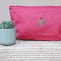 Clutches - Linen pochette | CACTUS - GIARDINO SEGRETO