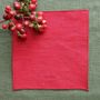 Table linen - Linen cocktail napkin | ESPRESSIONI - GIARDINO SEGRETO
