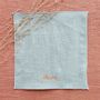 Table linen - Linen cocktail napkin | ESPRESSIONI - GIARDINO SEGRETO