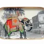 Trays - Maharaja enamelled tray - PARADISIO IMAGINARIUM