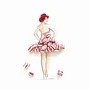Papeterie - carte avec enveloppe Circus Air - LUETTEBLUETEN