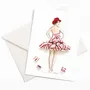 Papeterie - carte avec enveloppe Circus Air - LUETTEBLUETEN