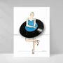 Papeterie - Carte avec enveloppe | J'adore le vinyle - LUETTEBLUETEN