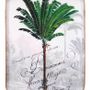 Trays - Manicaria enamelled tray - PARADISIO IMAGINARIUM
