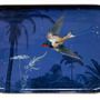 Trays - Swallows enamelled tray - PARADISIO IMAGINARIUM