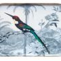 Trays - Plateau émaillé Jacamar émeraude - PARADISIO IMAGINARIUM