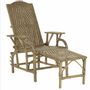 Lounge chairs - GRAND-MERE natural rattan lounge chair - KOK MAISON