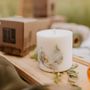 Bougies - Bougie au parfum de forêt - Blanche - TL CANDLES