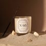 Candles - Natural Scented Candle 180g N°05 - Tropical Monoï - LUMEN • MAISON DE PARFUMS D'INTÉRIEUR