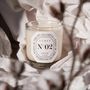 Candles - Natural Scented Candle 180g N°02 - Cotton Flower - LUMEN • MAISON DE PARFUMS D'INTÉRIEUR