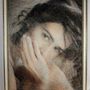 Cadeaux - Art textile / "Un Instant Inexprimé" / Portrait - ART NITKA