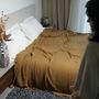 Throw blankets - Organic Cotton Quilt. Saffron - SOWL
