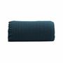 Throw blankets - Organic Cotton Quilt. Dark Blue - SOWL