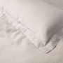 Linge de lit - Ensemble de Linge de Lit en Lin Lavé Premium. Taie d'oreiller. Blanc - SOWL