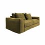 Sofas - Portobello khaki wooded sofa - 4 seats - JOLI JOUR PARIS