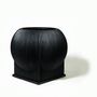 Garden accessories - Oversized Flat Blob Fiberglass Planter 'Black' by Tuleste Factory - TULESTE FACTORY